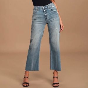 Boyish denim - The Mikey high-rise distressed